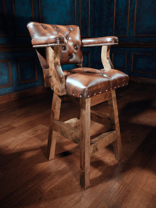 Adam Chisum barstol i westernstil